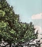 Holkham Beach Coastal Path - Limited Edition Lino Print - Image 2