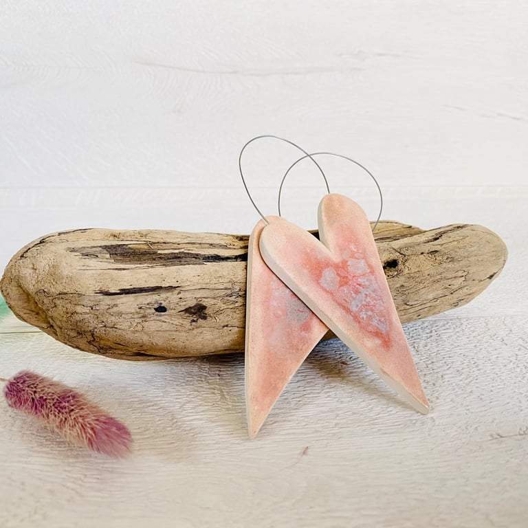 Ceramic hanging heart