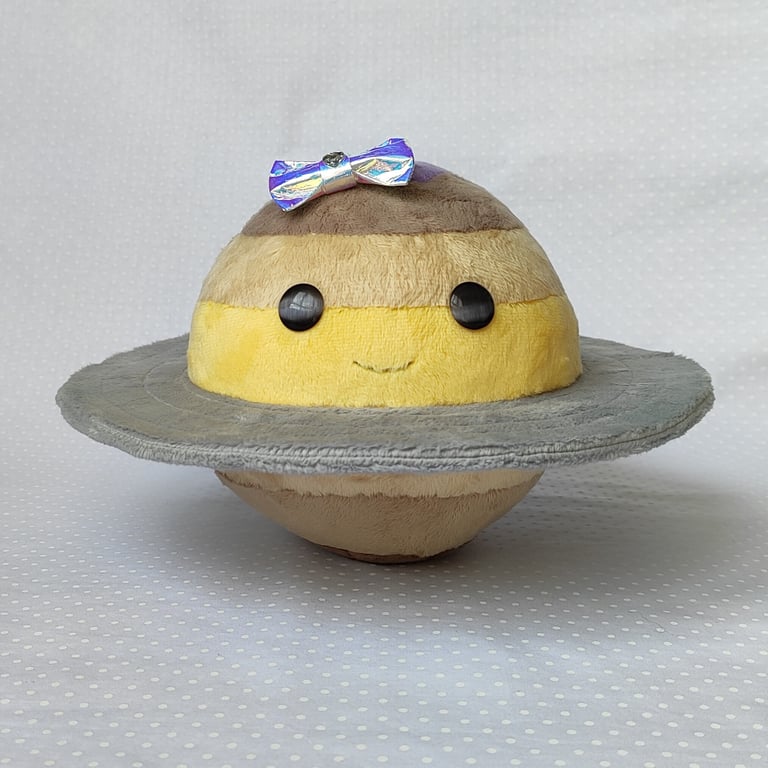 Plush planet Saturn