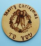 Christmas wreath coaster - Image 3