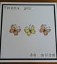 Thank You Card - Butterflies - Image 1