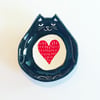 Silly Cats Trinket Dish - Ring Dish, Jewellery Dish