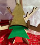 Christmas tree and snowflake tree decorations - Image 2