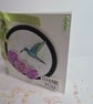 Handmade Hummingbird Thank You Card with Ribbon Bow - Image 3