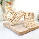 Crochet Baby Booties – Hello World New Baby Gift