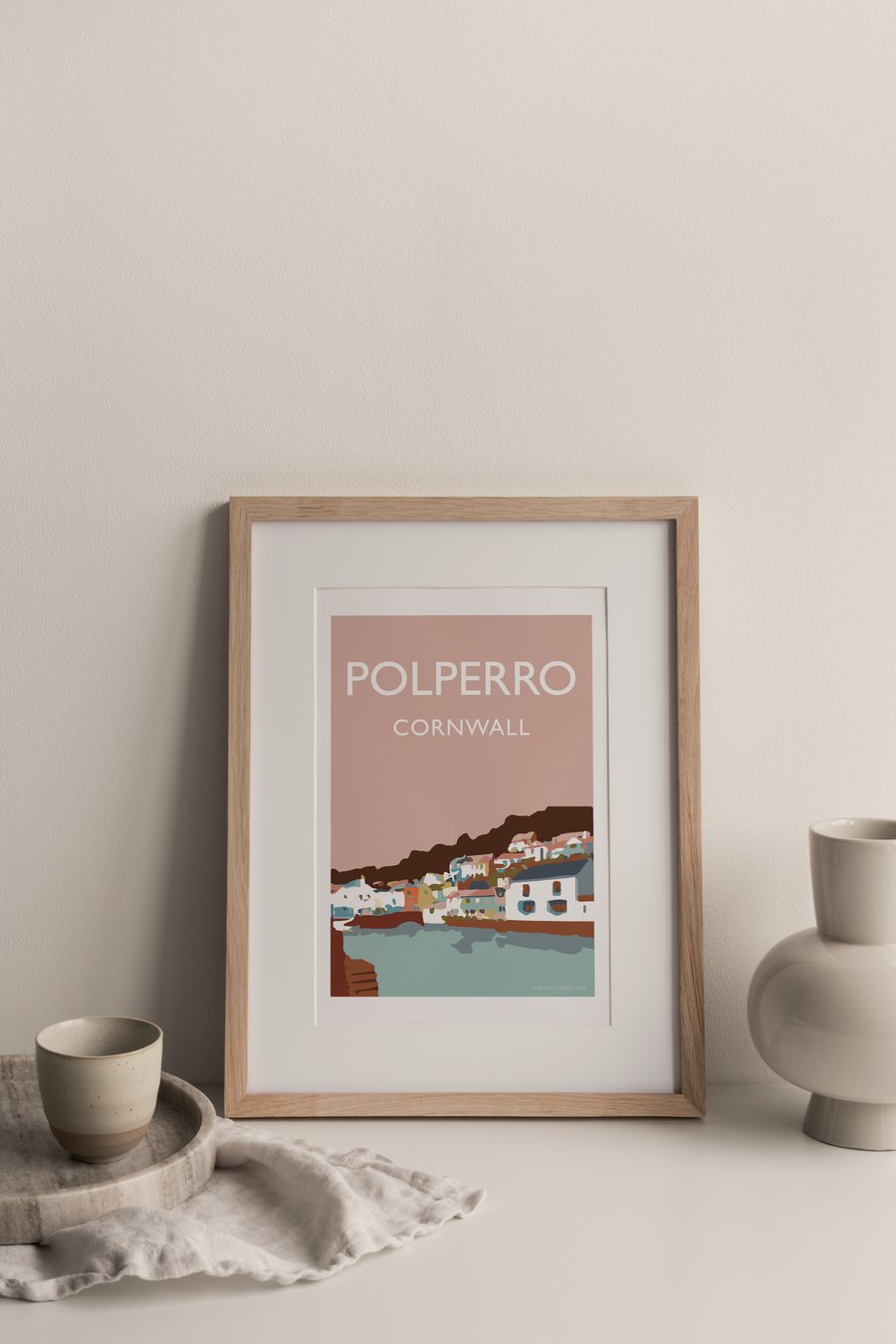 Polperro, Cornwall Giclee Travel Print