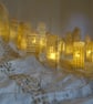 Light Up Paper City, Handmade Book Sculpture Lamp, Whimsical Bookshelf Diorama - Image 8