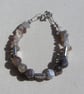 Botswana Agate Gemstone Beaded Chakra Bracelet "Caitlin" - Image 6