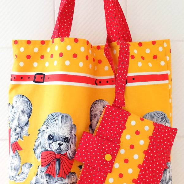 Sale Tote bag - Cute Puppies shopper