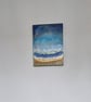 Original handpainted acrylic seascape
