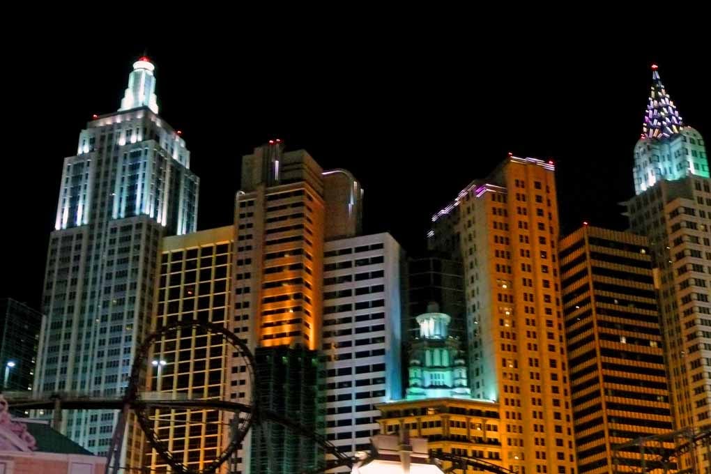 New York New York Hotel Las Vegas America Photograph Print