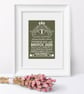Heritage Personalised Meaning of Name Print, christening new baby gift - Image 8