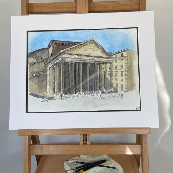 Pantheon - Original Watercolour Painting