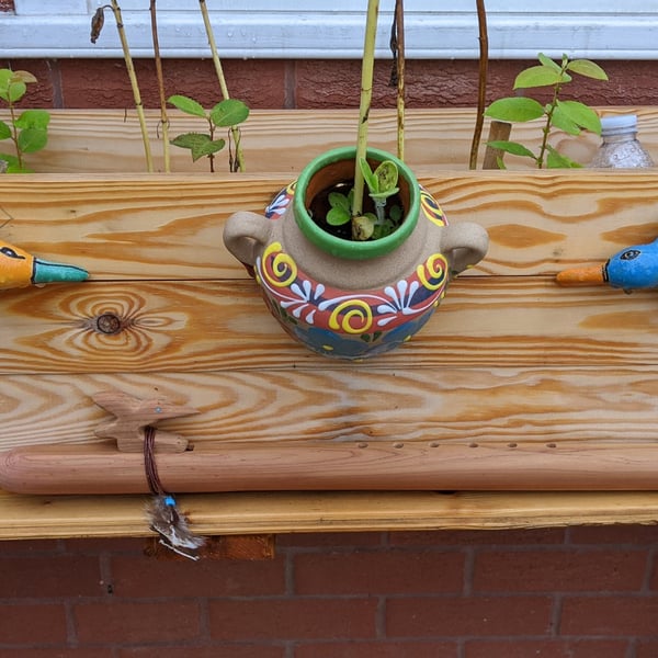 Hummingbird Native Indian Love Flute (Sunflower)
