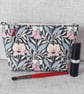 Make up bag, zipped pouch, cosmetic bag, Liberty fabric