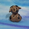 Village Puppy 'Tarla' OOAK Sculpt by Ann Galvin
