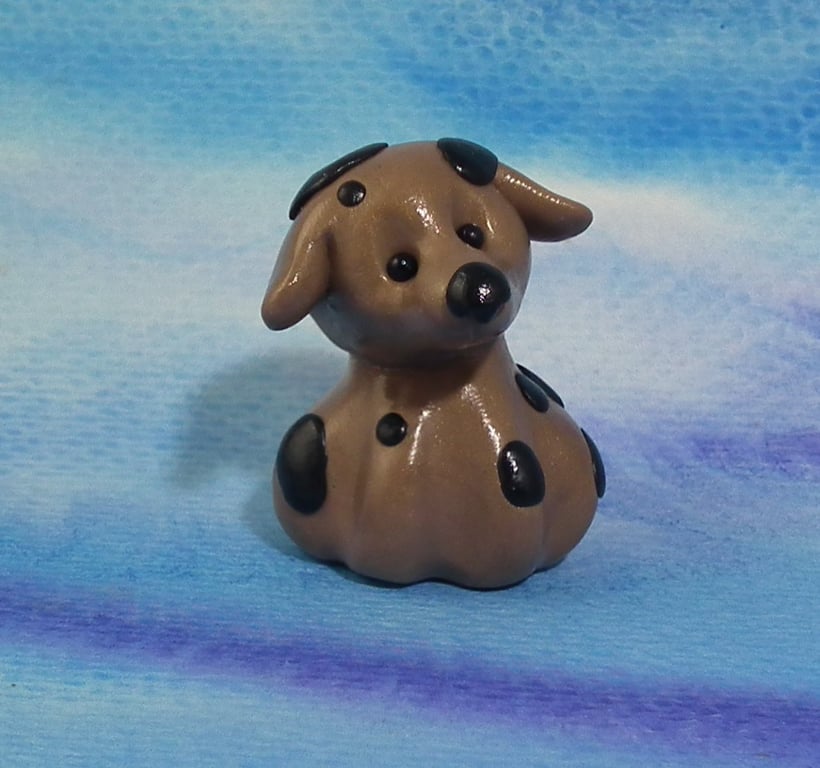 Village Puppy 'Tarla' OOAK Sculpt by Ann Galvin