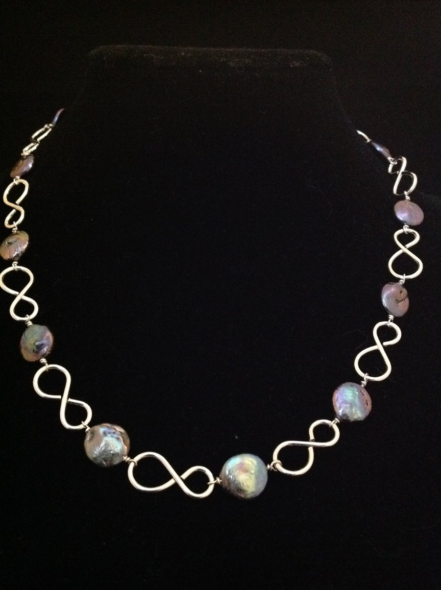 Pearl Infinity Necklace