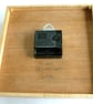 Square Wooden Wall Clock, handmade in Burr Madrona, Sycamore and Old Ebony. - Image 6