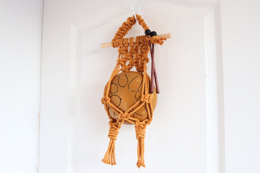 Tongue drum holder, small mini wall mount for drums, percussion stand, music gif