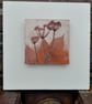 Ceramic plant print framed Wall Art