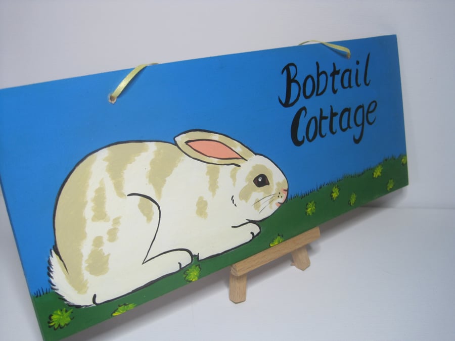 Bunny Rabbit  Hutch Shed Sign SALE