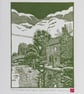 Lock Keepers Cottage, Cropredy Lock, Oxford Canal, Mono Linoprint - Image 3