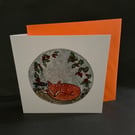 Such a Sleepy Fox Christmas card