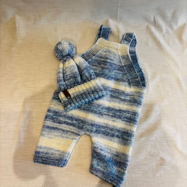 Girls and boys knit overall, Jumpsuit