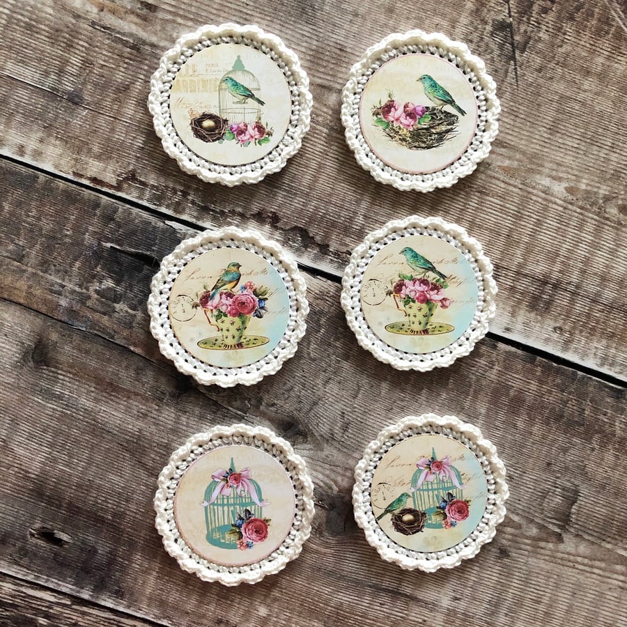 Shabby chic hand crocheted images