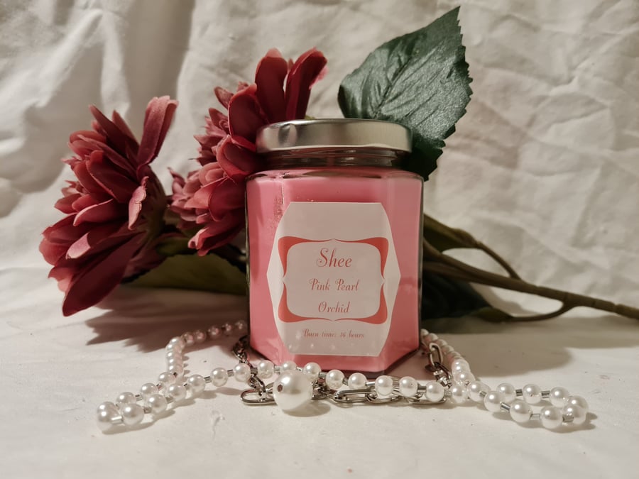 Pink Pearl Orchid Candle
