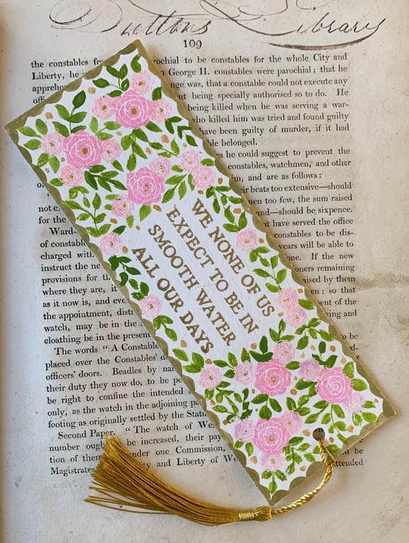 Mrs Croft Handmade Jane Austen Bookmark