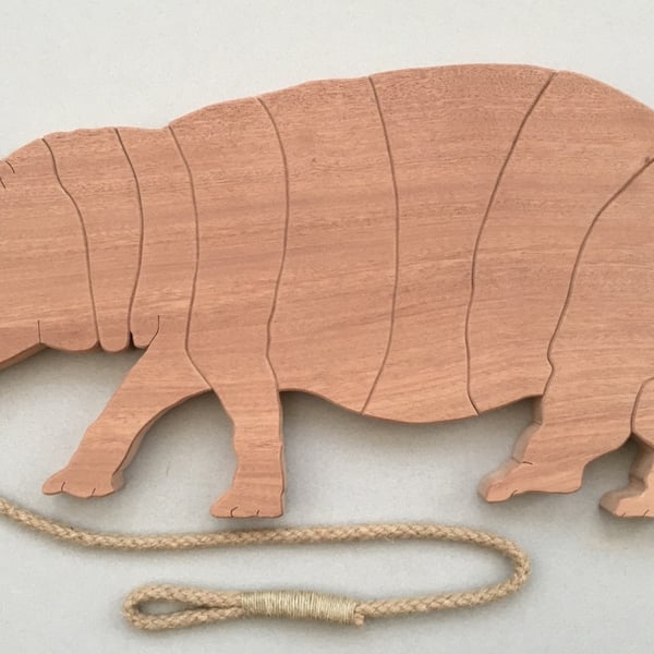 Hippopotamus Trivet in either Sapele or Tulipwood