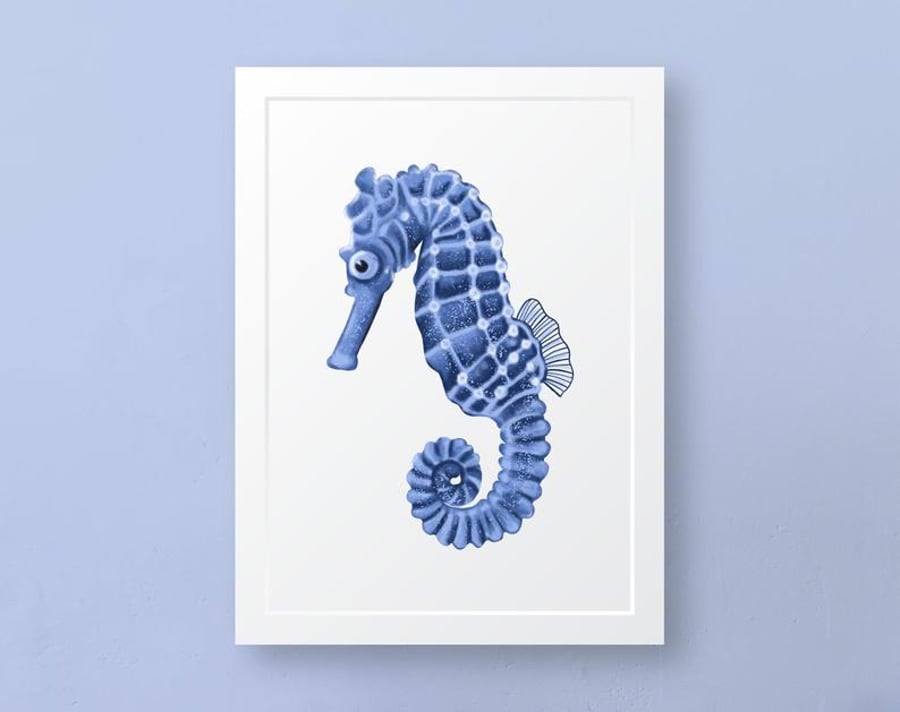 Seahorse Art Print, Wall Art, Unframed Art Print