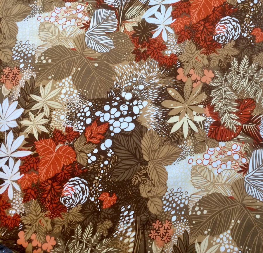 Autumn  Leaf Foliage  Lyndhurst by Grafton Vintage Fabric Lampshade option 