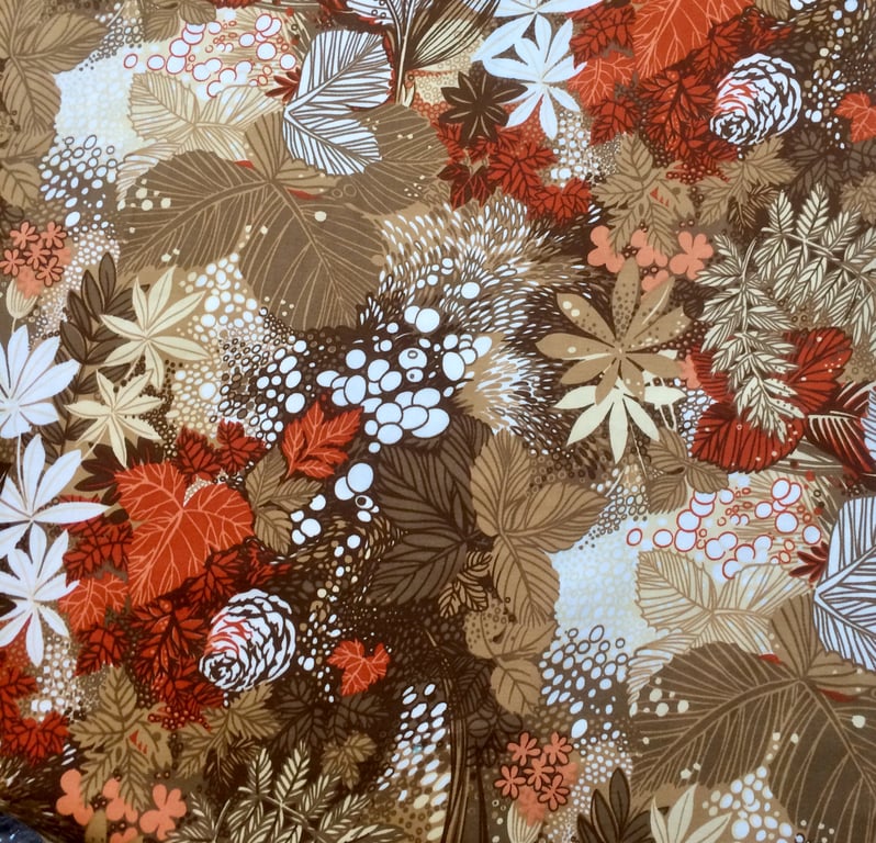 Autumn  Leaf Foliage  Lyndhurst by Grafton Vintage Fabric Lampshade option 