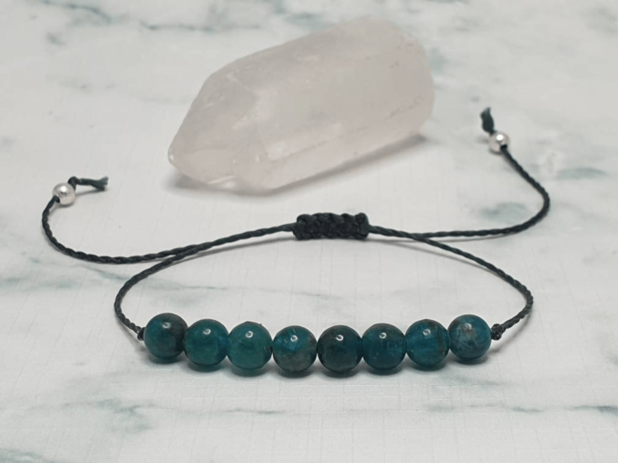 Apatite bracelet - Stimulates thoughts & ideas, Clarity of concentration