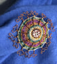 Large Covid Brooch - recycled - Image 2