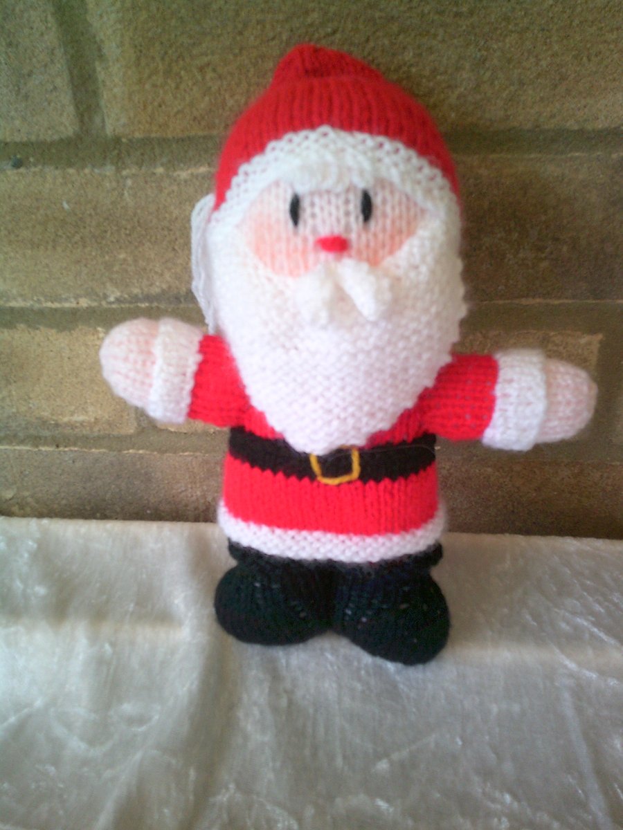 Hand Knitted Father Christmas