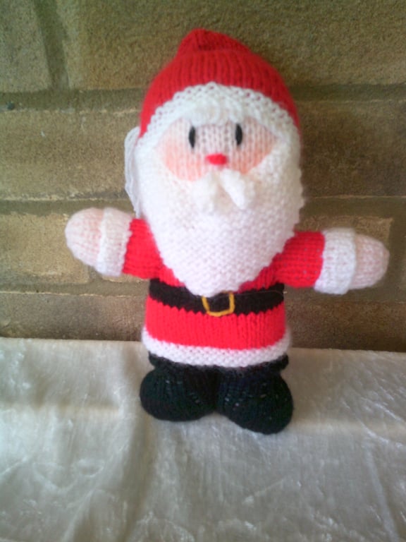 Hand Knitted Father Christmas