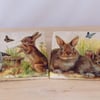 Marble 'Rabbit' Coasters