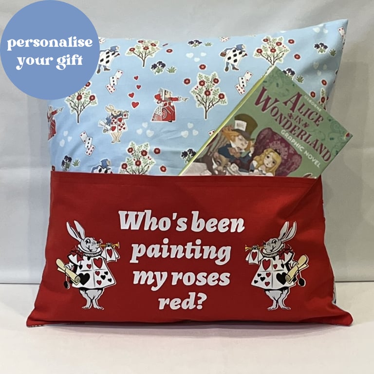 Reading Cushion Alice In Wonderland