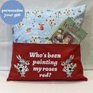 Reading Cushion Alice In Wonderland
