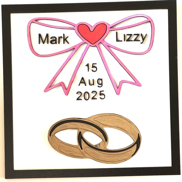 Personalised Wedding Plaque