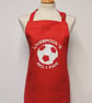 Liverpool no.1 fan - option to personalise. Medium adult apron with pocket  - Image 3