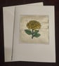 Card with Flower Embroidery