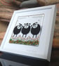 Handmade Fused Glass 'Black Sheep' Picture - Image 6
