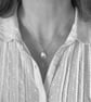 Silver Scallop Shell Necklace – Recycled Fine Silver Small Pendant - Image 8