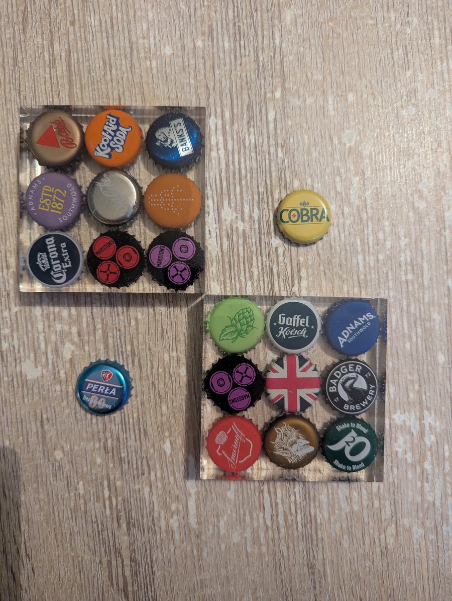 Resin beer coaster 