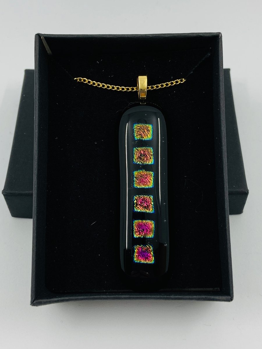 Hand made Dichroic Glass pendant